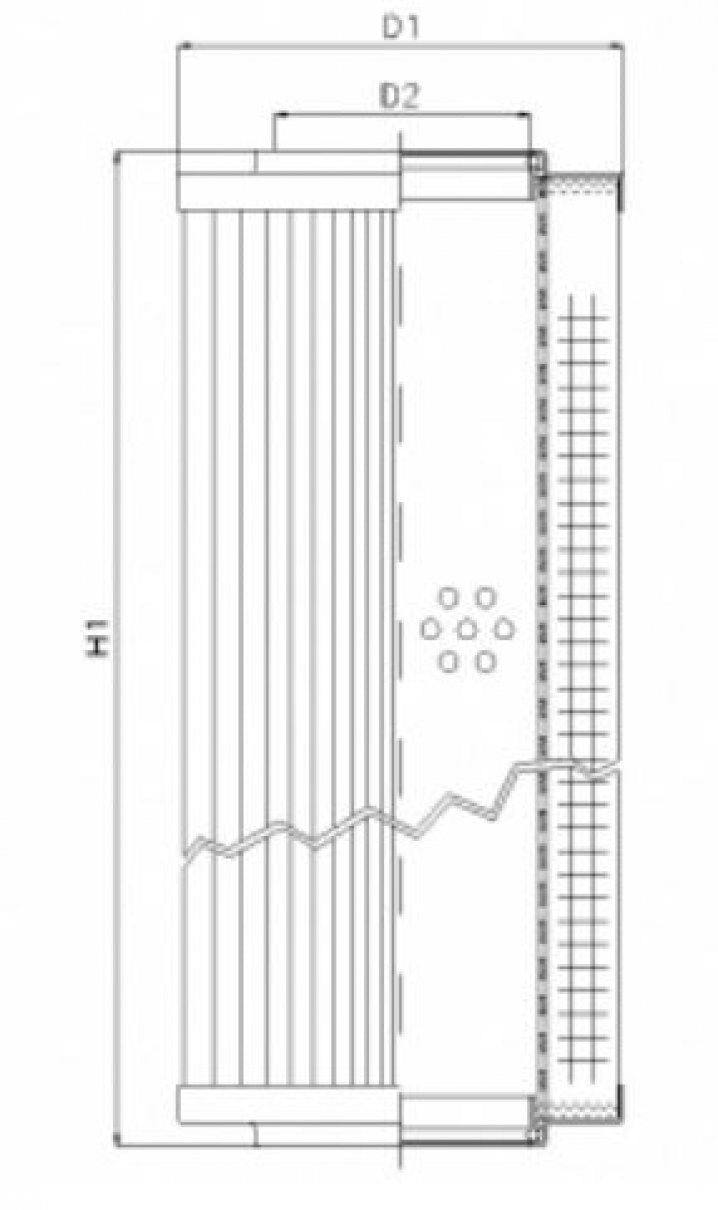 D664G06AV hydraulic filter element