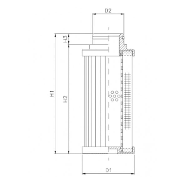 D770G03B hydraulic filter element