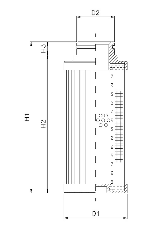 D770G25B filter element for pressure filter