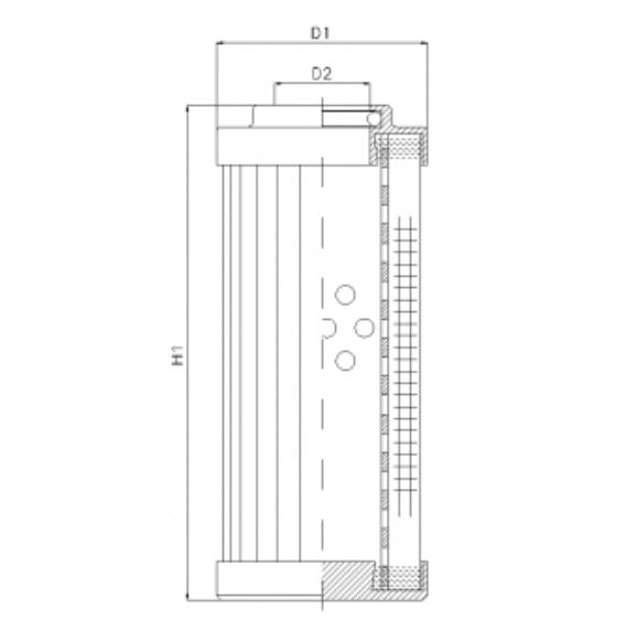 DHD1320H05V hydraulic filter element