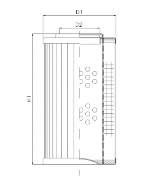 DHD140G05V hydraulic filter element