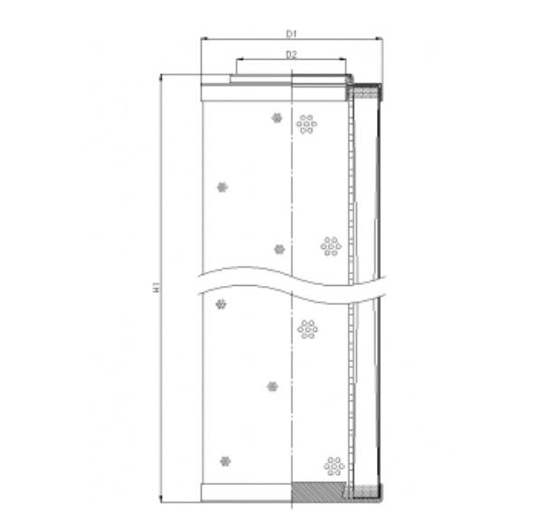 DHD1500G03B hydraulic filter element