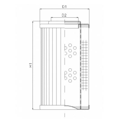 DHD30S300B hydraulic filter element
