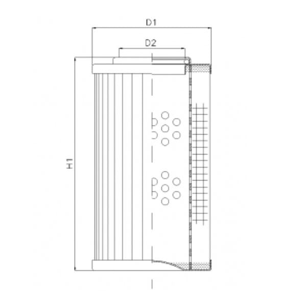 DHD330B100V hydraulic filter element