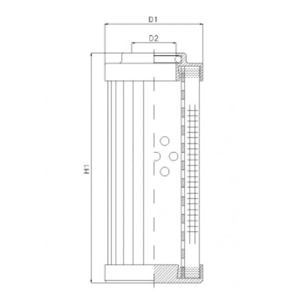 DHD330H03V hydraulic filter element