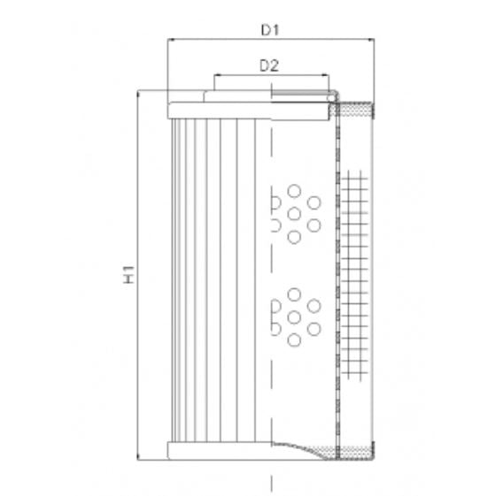 DHD660B50V hydraulic filter element
