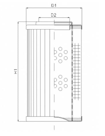 DHD660G10B/ESD hydraulic filter element