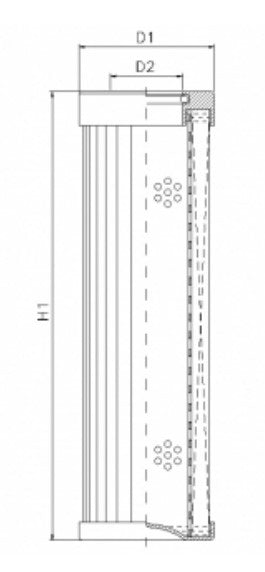 DLD100B40B0 hydraulic filter element