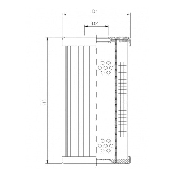 DMD034B250B hydraulic filter element
