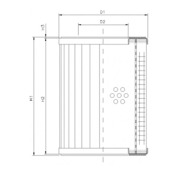 DMD070L20B hydraulic filter element