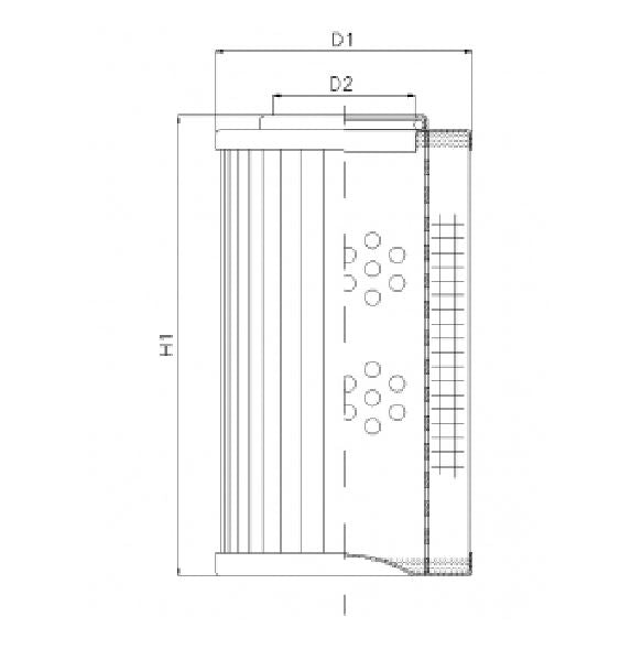 DVD232K20V Filter element for pressure filter