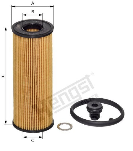 E1178H D744 oil filter element