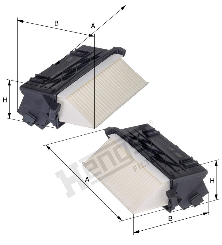 E1827L-2 air filter element