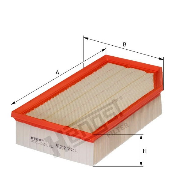 E2272L air filter inlet