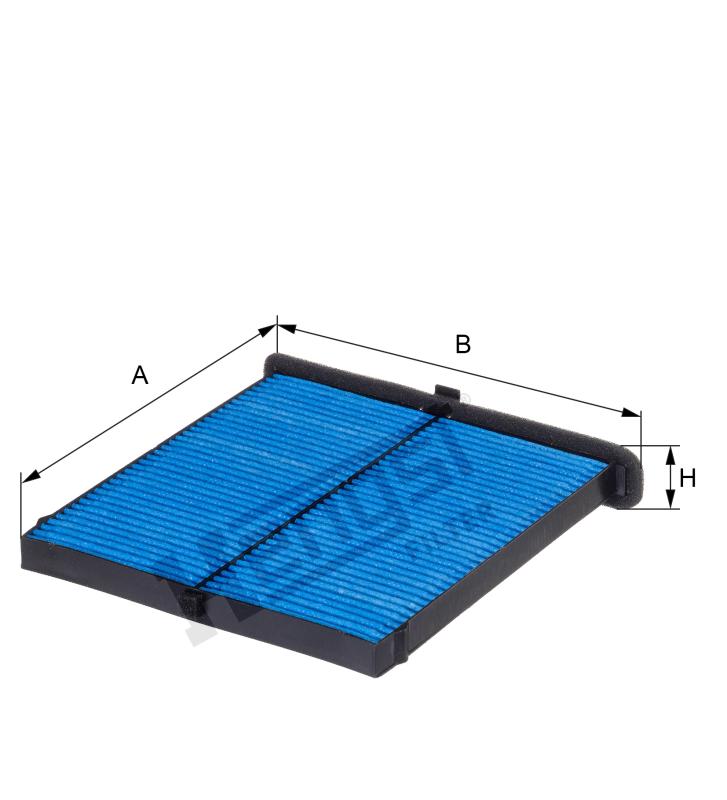 E3903LB cabin air filter element (biofunctional)