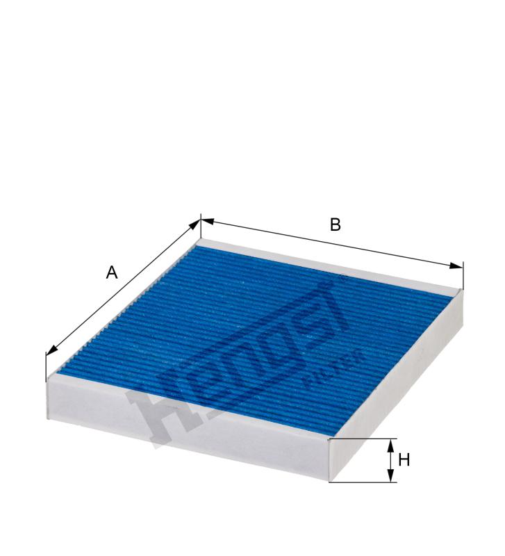 E3907LB cabin air filter element (biofunctional)