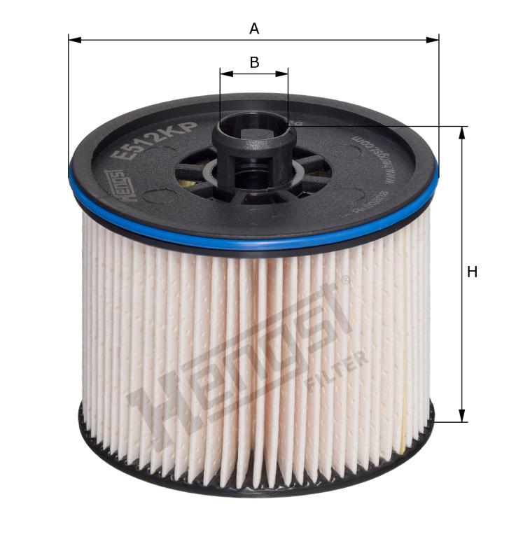 E512KP D572 fuel filter element