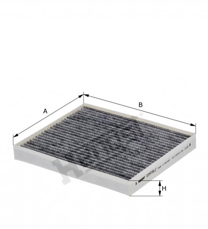 E5970LC cabin air filter (activated carbon)