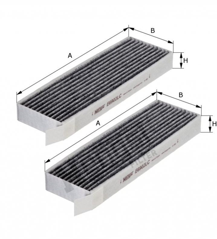 E6902LC-2 cabin air filter (activated carbon)