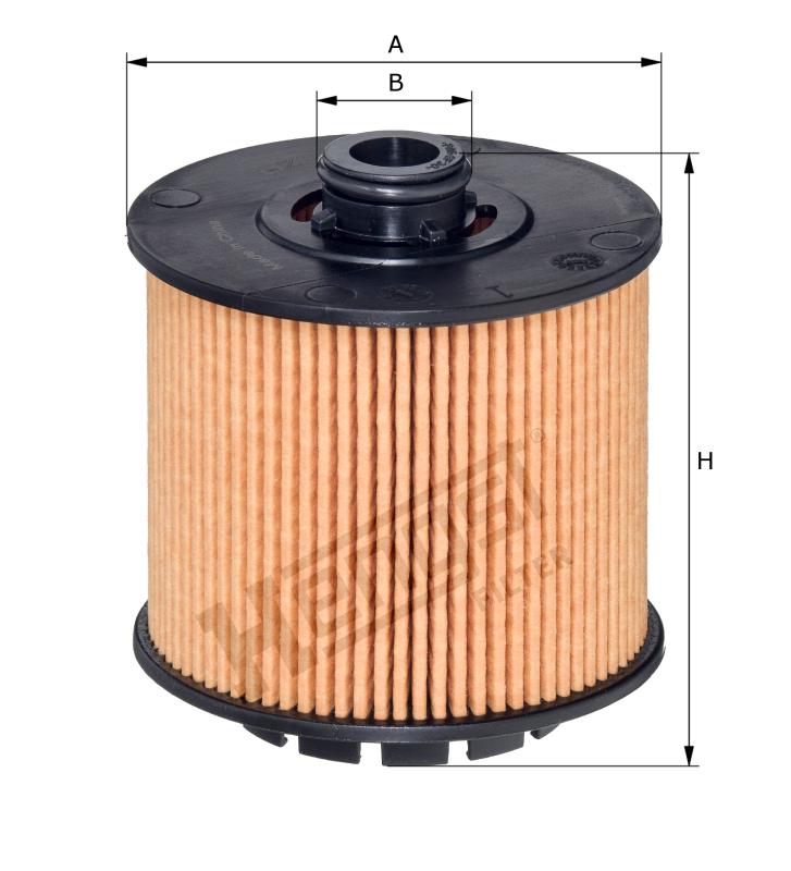 E984H D546 oil filter element (metal-free)