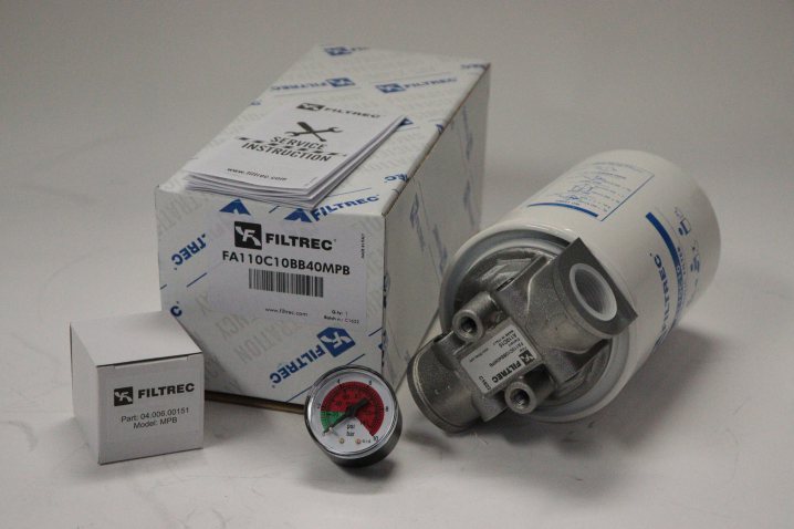 FA110C10BB40MPB Inline spin-on filter