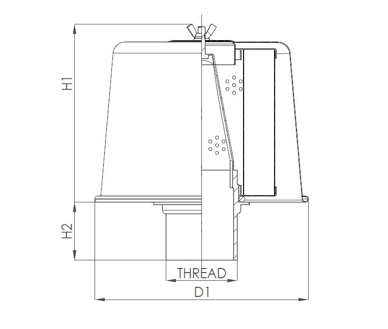 FB141B7C10 air filter (ventilation / breather)