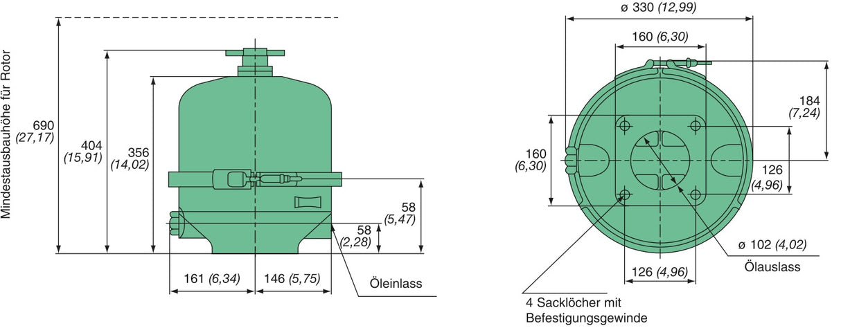 FM 400-23 centrifuge (oil cleaner)