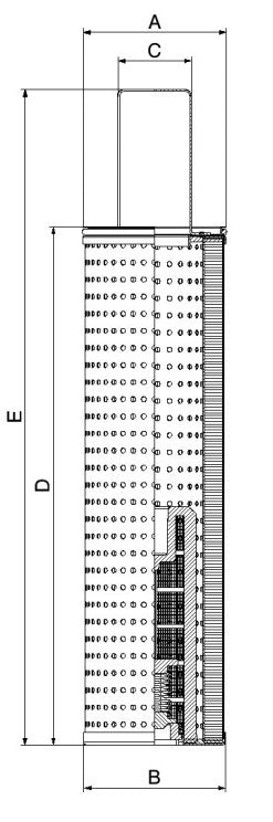 FO-0395 hydraulic filter element