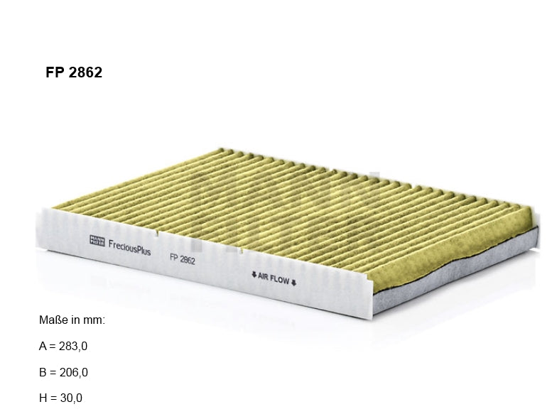 FP 2862 cabin air filter element (FreciousPlus)