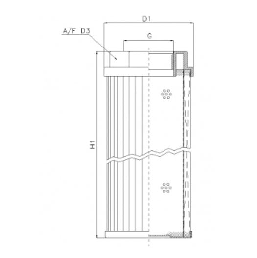 FS173B5T60 hydraulic filter element