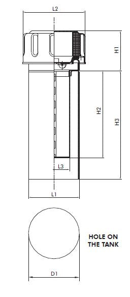 FT8F10BT1300 air filter (filling / ventilation)