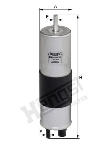 H494WK01 fuel filter in-line