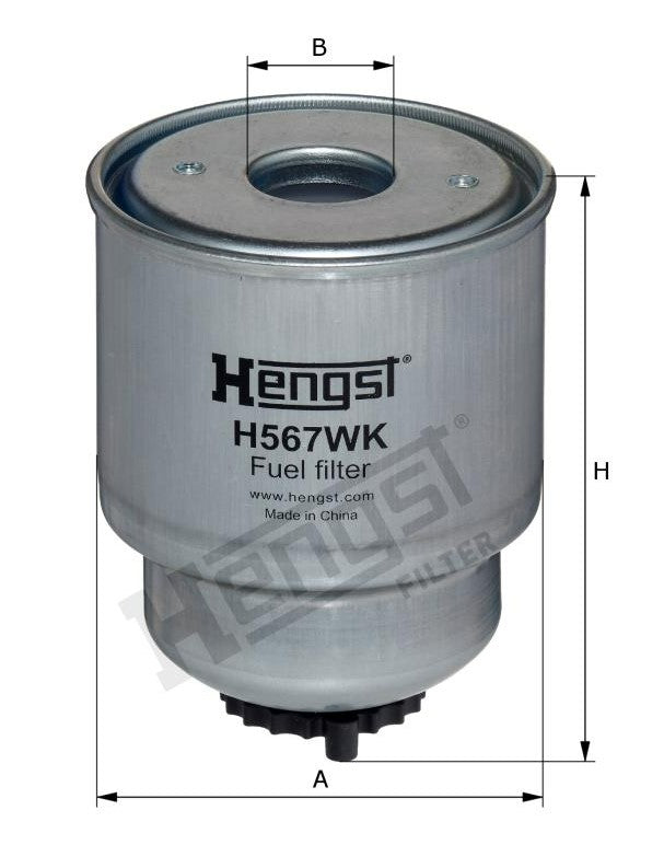 H567WK fuel filter spin-on