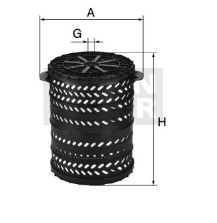 H 34 1390 KIT liquid filter