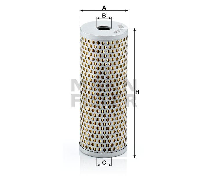 H 623 oil filter element