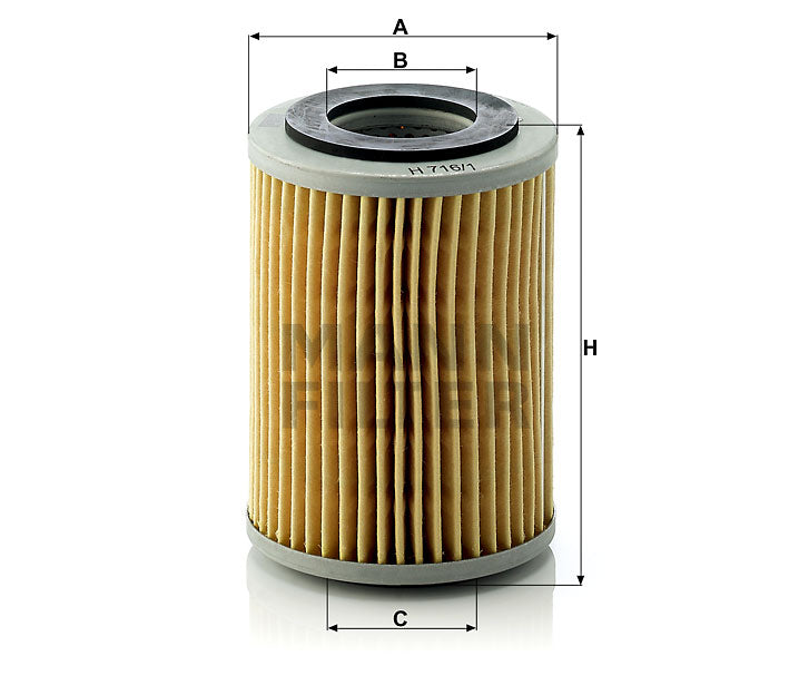 H 716/1 x liquid filter cartridge