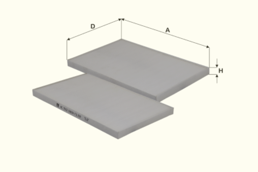 HC7012 cabin air filter element