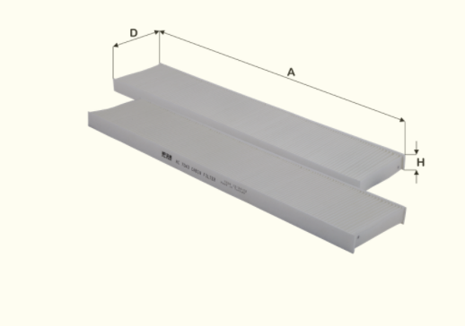 HC7043 cabin air filter element