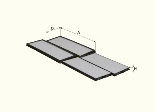 HC7046-2 cabin air filter element