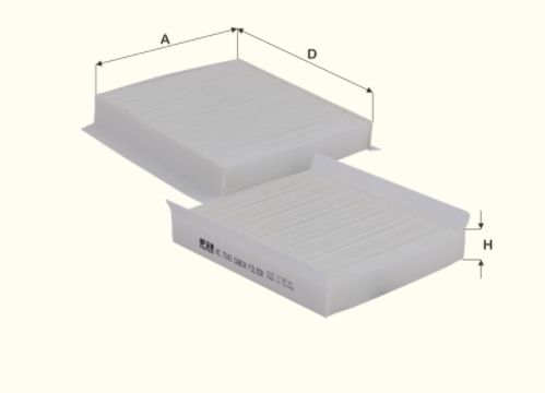 HC7143 cabin air filter element