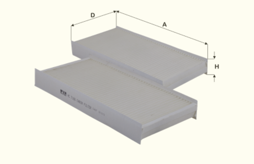 HC7166 cabin air filter element