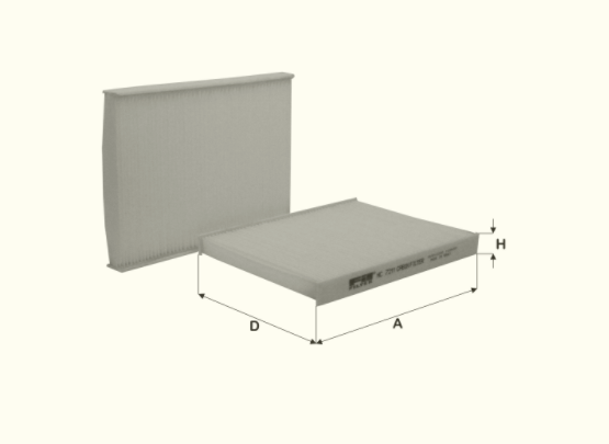 HC7211 cabin air filter element