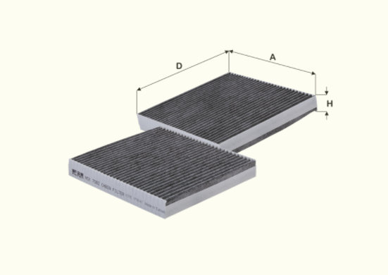 HCK7082 cabin air filter element