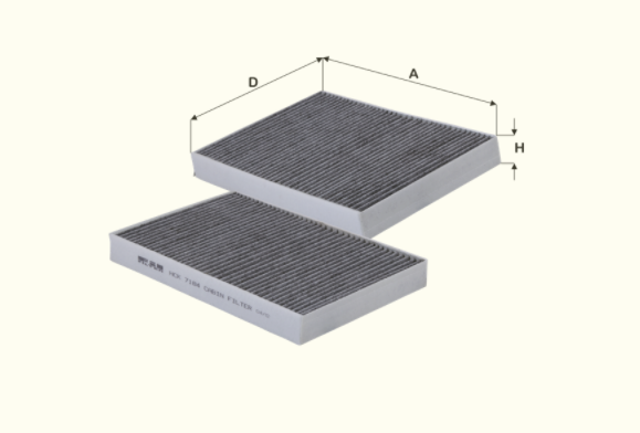 HCK7184 cabin air filter (activated carbon)
