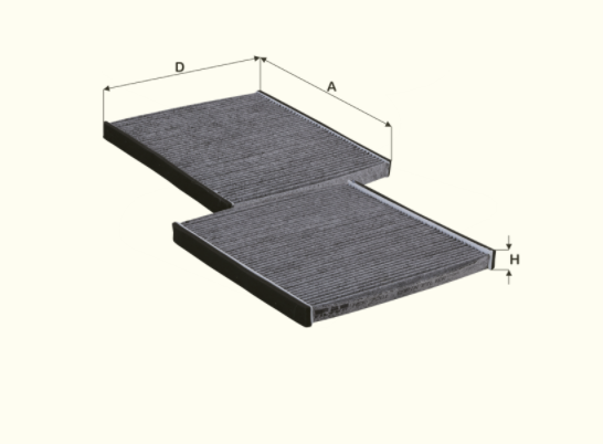 HCK7201 cabin air filter element