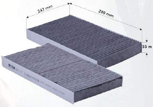 HCK7394 cabin air filter (activated carbon)
