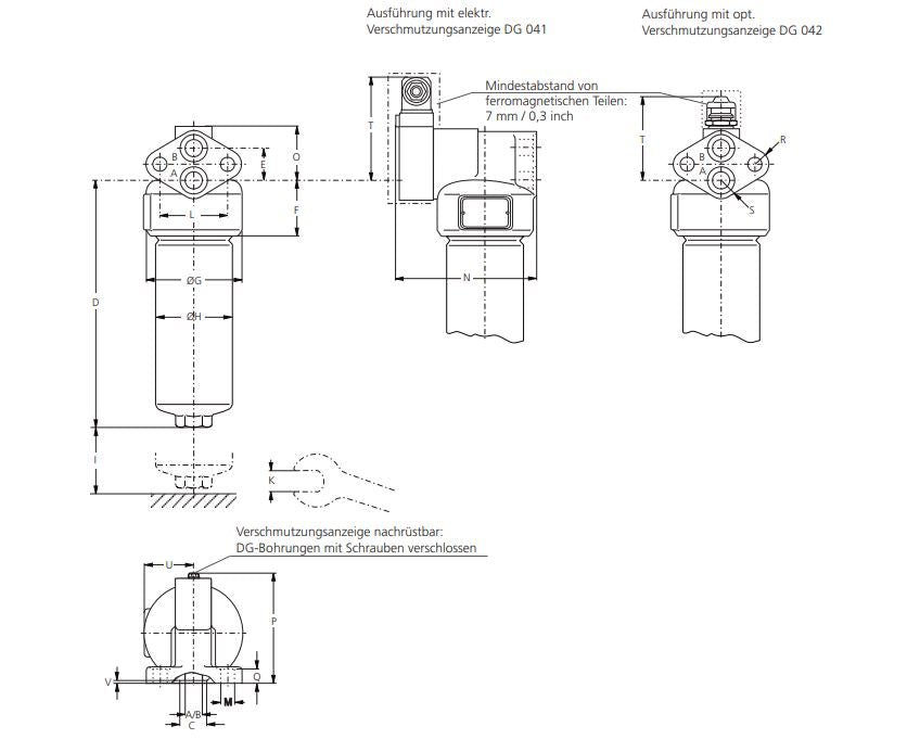 HD 044-161 high pressure filter