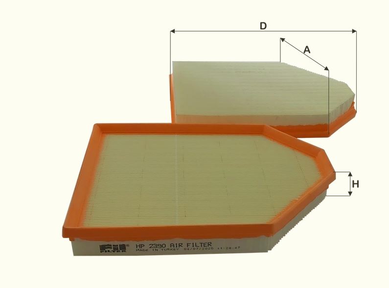 HP2390 air filter element