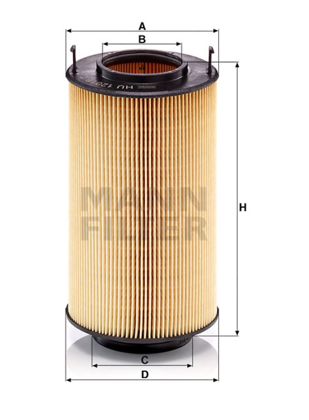 HU 12 016 z oil filter element