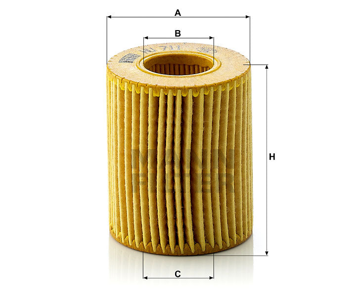 HU 711 x oil filter element